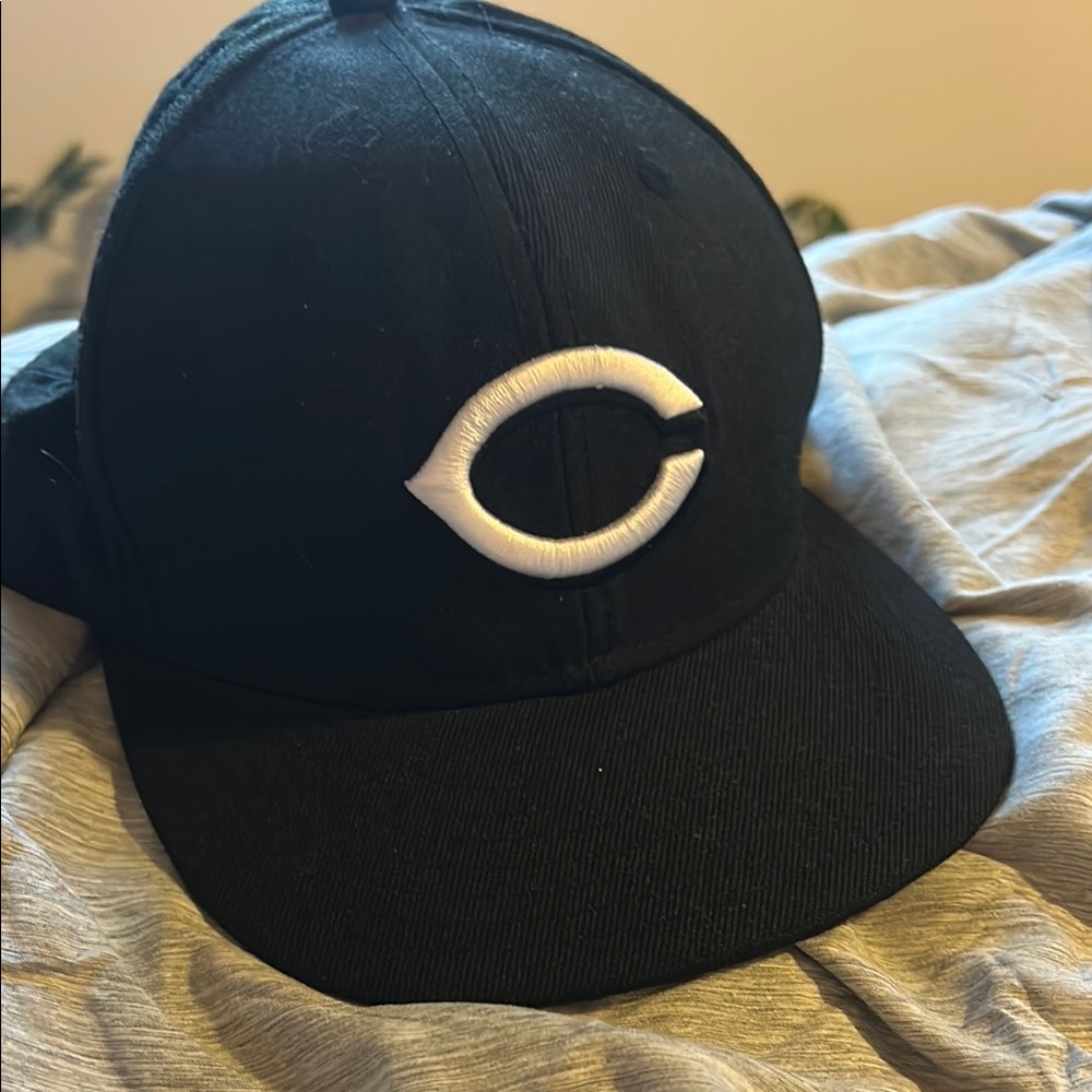 Cincinnati Reds New Era Black Baseball Cap